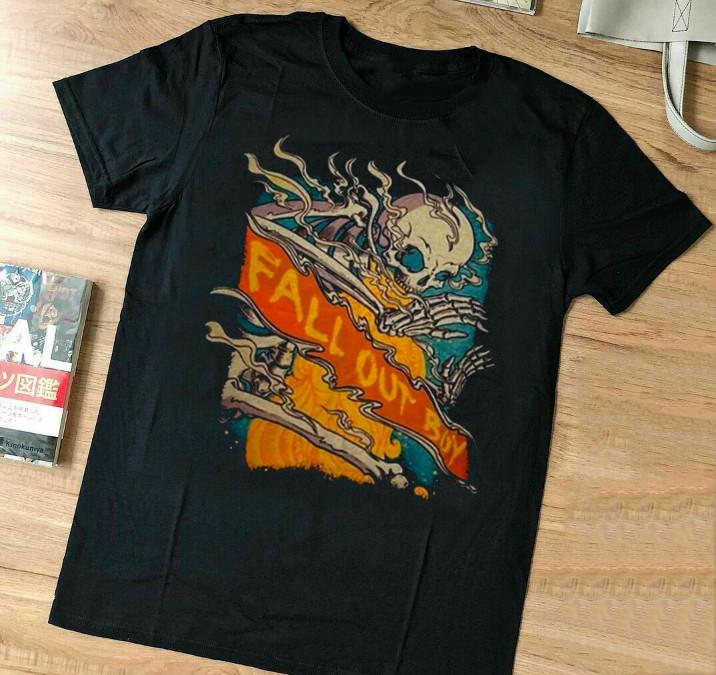 26 FALL OUT BOY BAND summer tour rock and roll music T Shirt Size S-5XL cg711 Unisex T-Shirt XXL