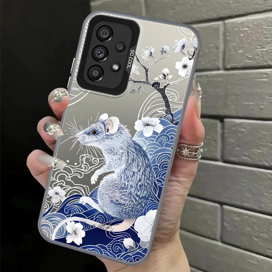 

Чехол для Samsung Galaxy A54 A50 A71 A04 A05 A72 A56 A06 A07 A03 A51 A52 A10 A20 Задняя крышка телефона Животные из Страны Чудес Арт Galaxy A30s