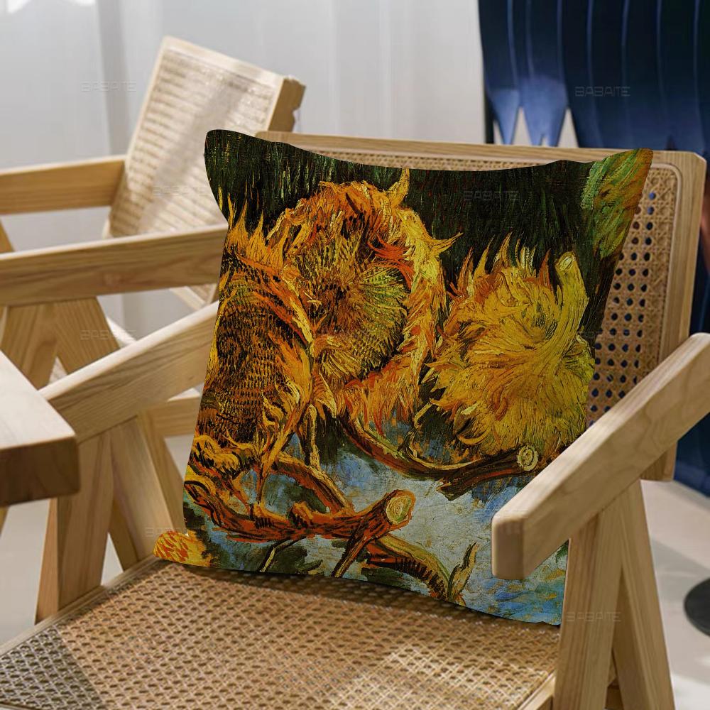 Van Gogh Starry Sky Pillowcases Home Bedding Decorative Pillow Cover Wedding Super Soft Pillow Case