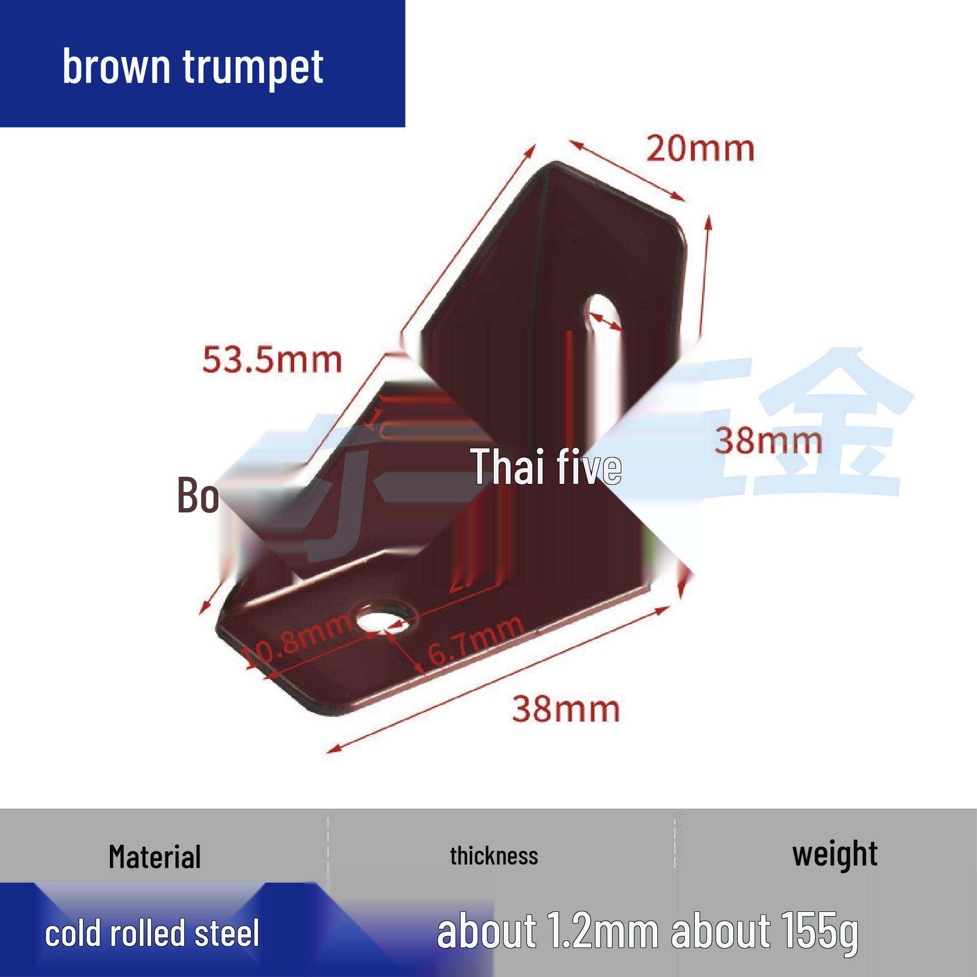 

Утолщенный железный угловой кронштейн 90 градусов для усиления кровати и полки