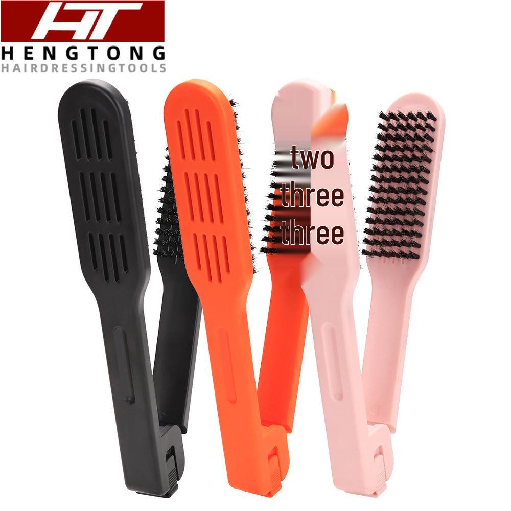 

Anti-Static V-Shaped Hairdressing Comb for Straightening & Curling чорний