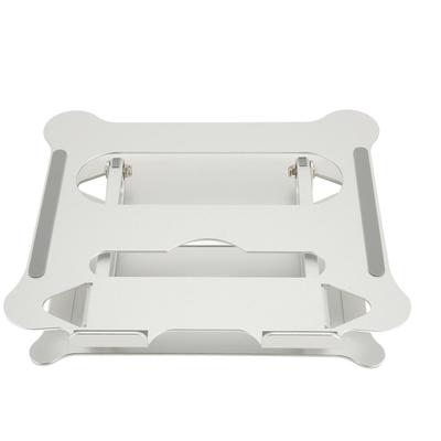 Laptop Stand Silver Portable Desktop Folding Retractable Liftable Adjustable Angle Aluminum Alloy