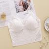 French Summer Suspender Sexy Soft Lace Bra Underwear Bra Women's Thin Skinny Shoulder Strap Vest Breathable