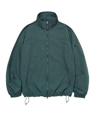Jaqueta de Treino de Nylon com Patch Assinatura 2Way Departamento Físico Verde Escuro