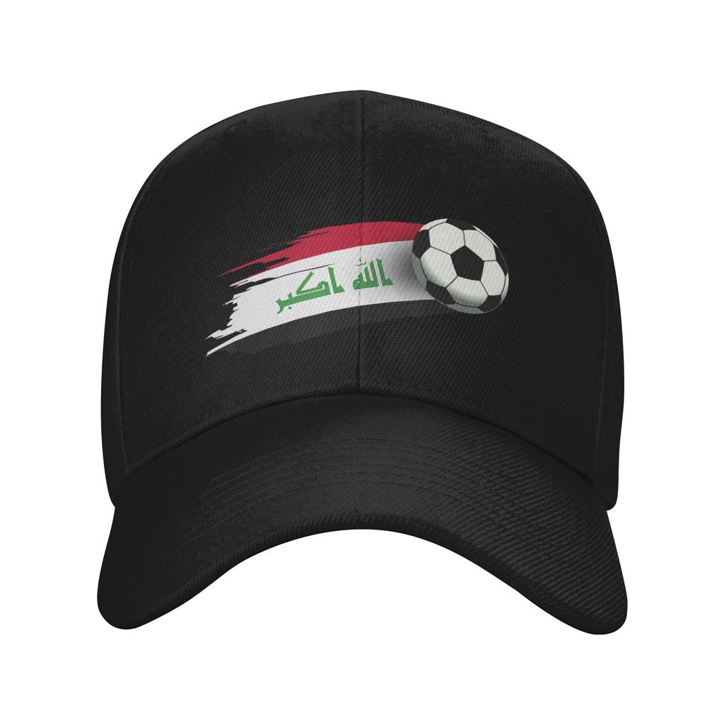 Unisex Women Iraq Flag Accessories Baseball Caps  Snapback Hat Casual Formal Wear Adjustable