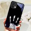 For OPPO K13 5G Case Cool Lion Wolf Tempered Glass Back Cover For OPPO K13 OPPOK13  Phone Case Protective Shell K 13 Fundas Capa