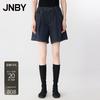JNBY Women's 2025 Summer Loose Wide-Leg Denim Shorts