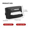 2025 Hot Car Paper Towel Bag Headrest Decor Tissue Seat Back Paper Box For Mazda Axela Atenza CX9 MX3 MX5 RX8 RX7 MX30 CX30