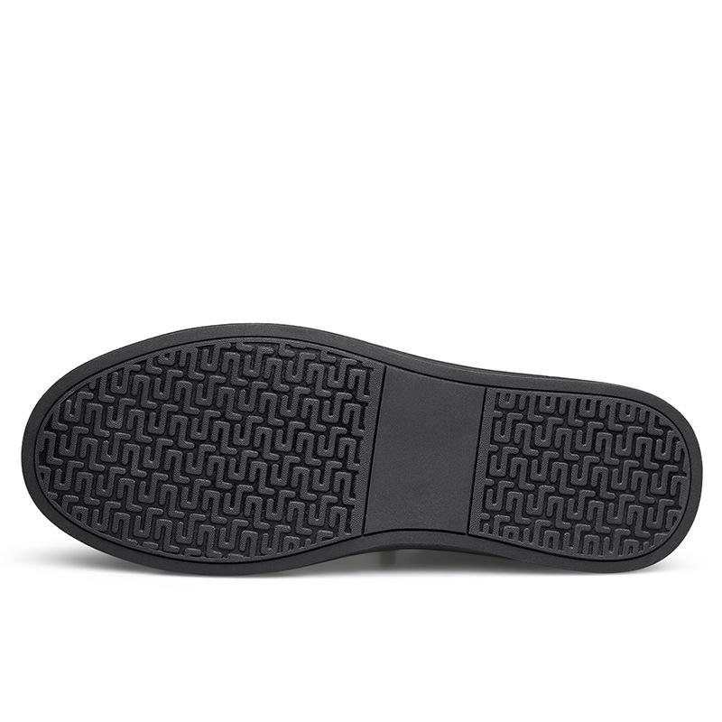 Men's Trendy British Low-Top Leather Shoes - Youthful, Stylish, High-Quality Stitching