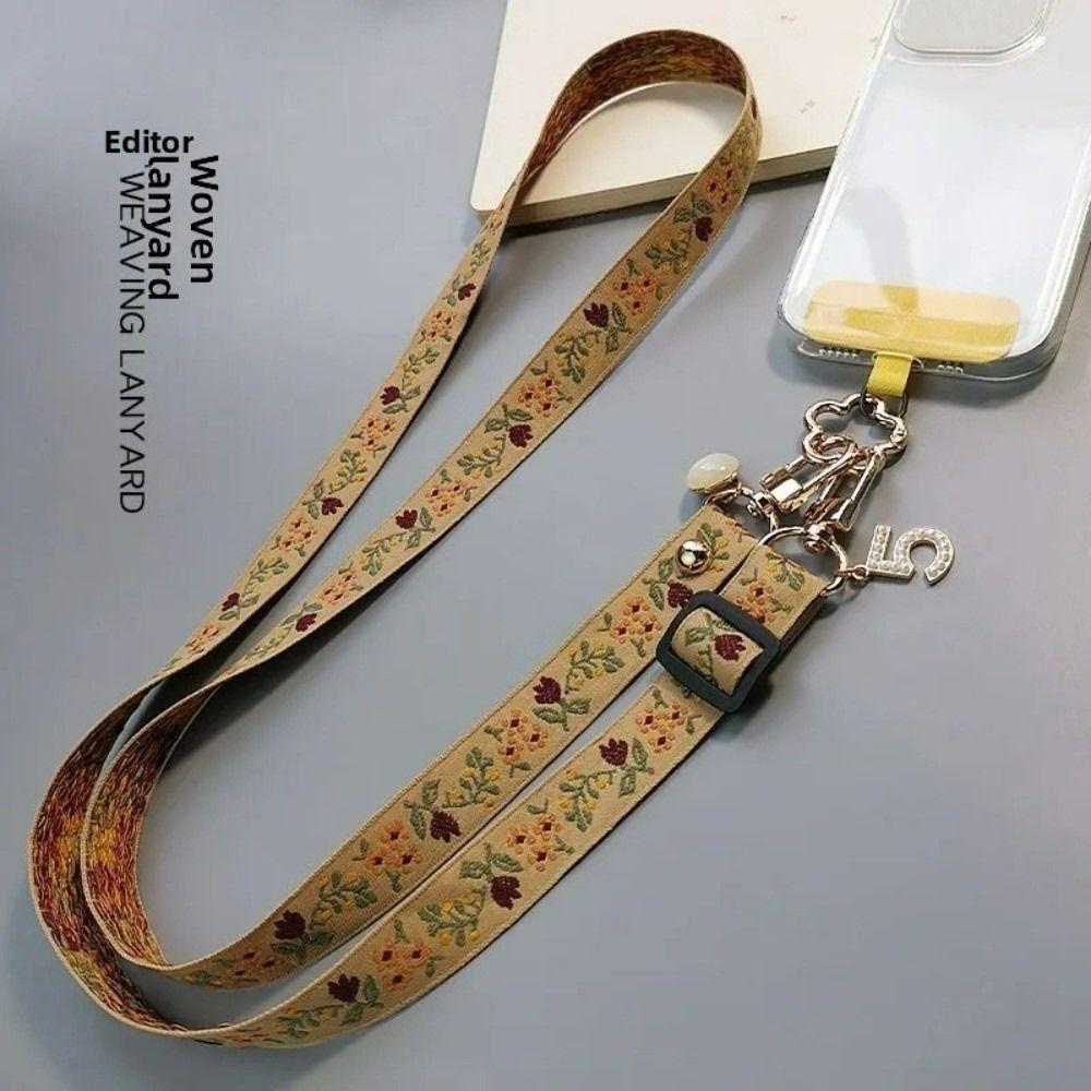 Neck Bag Design Mobile Phone Lanyard Adjustable Length Phone Strap Lanyard  for Travel