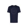 Emporio Armani Pattern Printed Crew Neck Short Sleeve T-Shirt Men Tops Navy-Blue 3DPT39-PJTJZ-1554