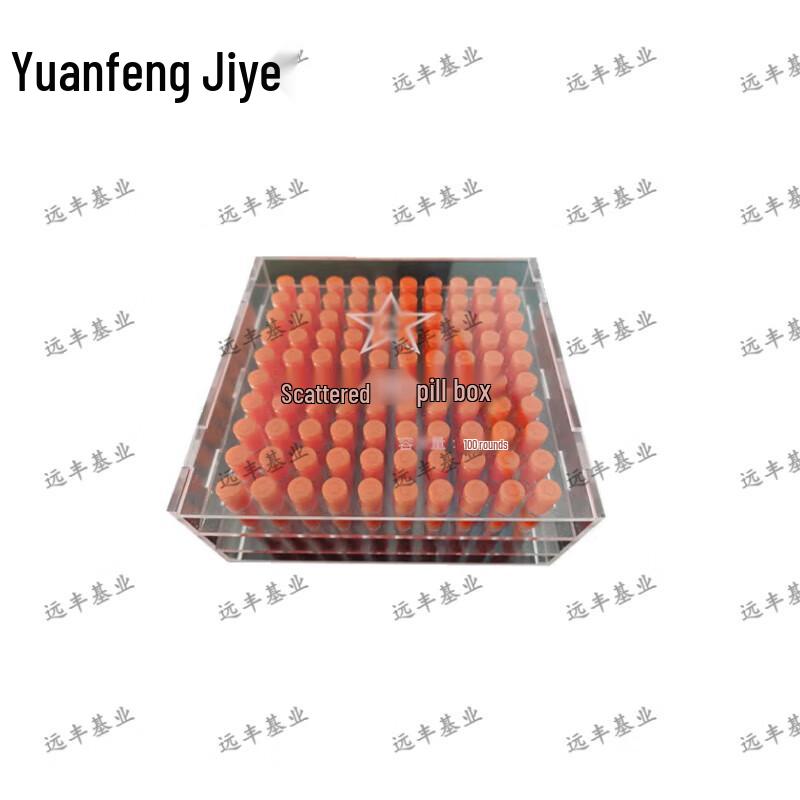 9mm Transparent Cartridge Storage Box