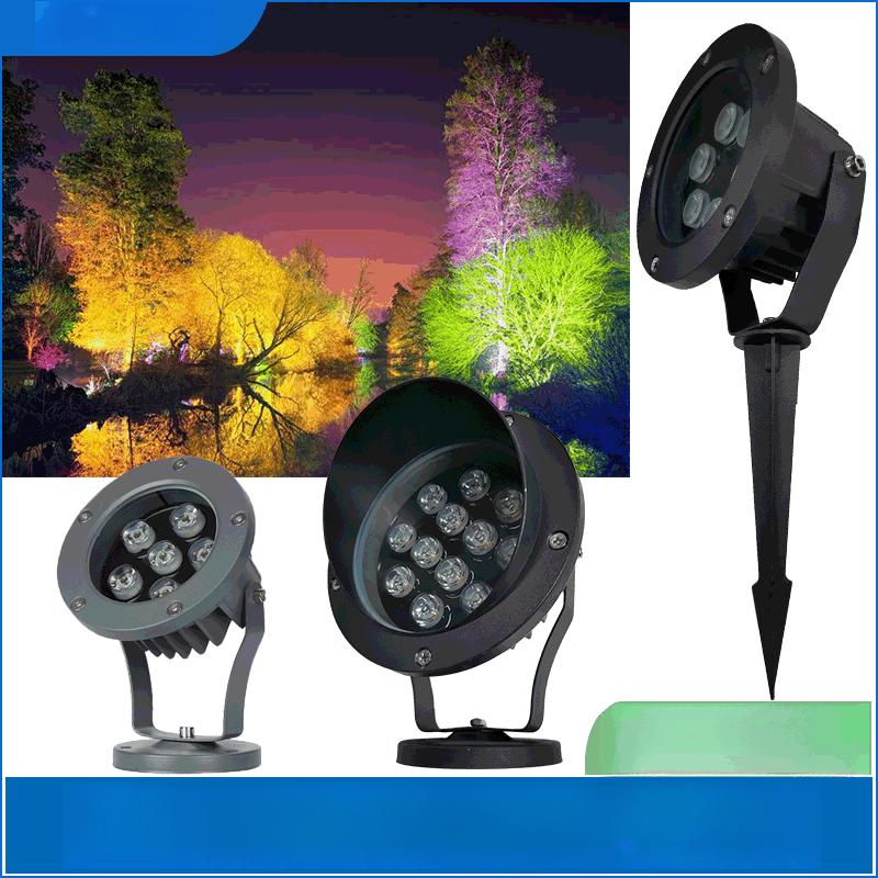 Outdoor RGB Ground Projection Light