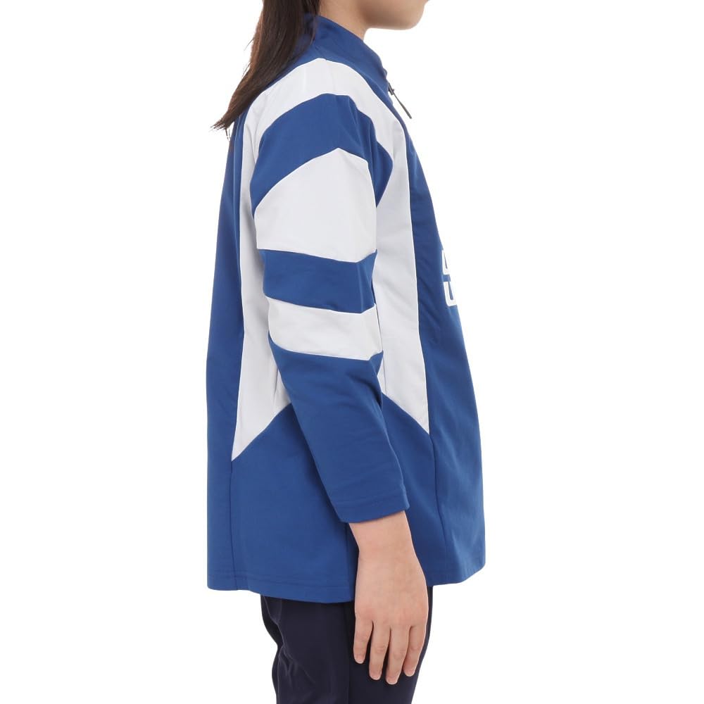 Umbro THE THIRD para Juniors y MCNV 140 Top de Calentamiento, Cortavientos, Absorbe el Sudor, Elástico, Media Cremallera, Niños,