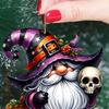 Halloween Advent Calendar 2025 Terrifying Dwarf Pendent 24-Day Countdown Box Cute Mini Characters for Kids