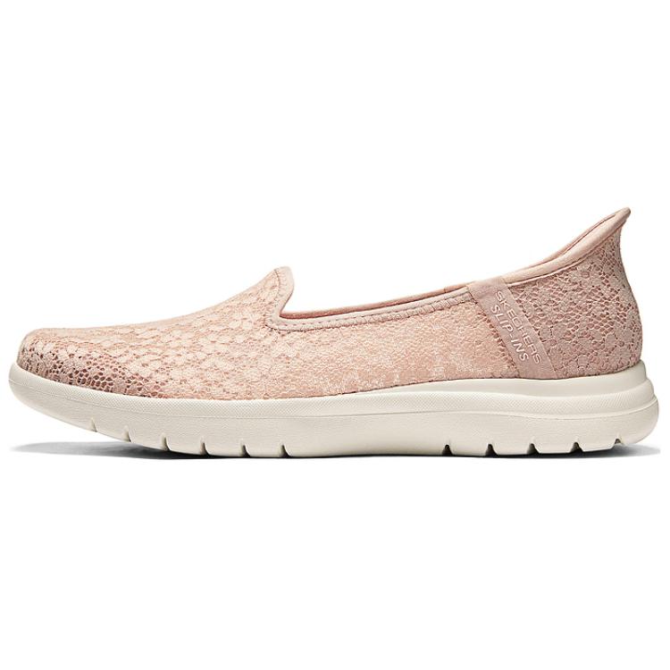 Skechers On The Go Тканевая сетка Удобные Простые Амортизирующие Дышащие Поддерживающие Легкие Упругие Низкие Повседневные Кроссовки 138188-BLSH 39