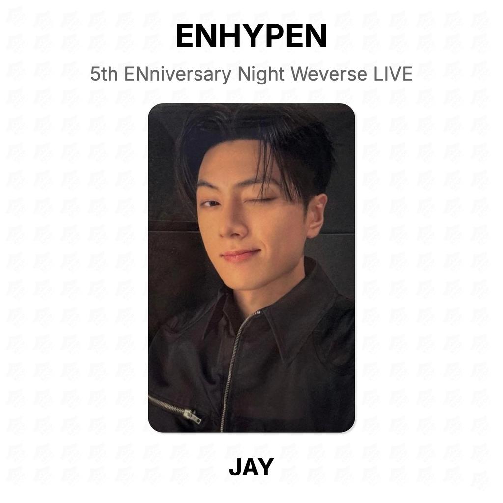 ENHYPEN 5th ENniversary Night Weverse LIVE Official Photocard