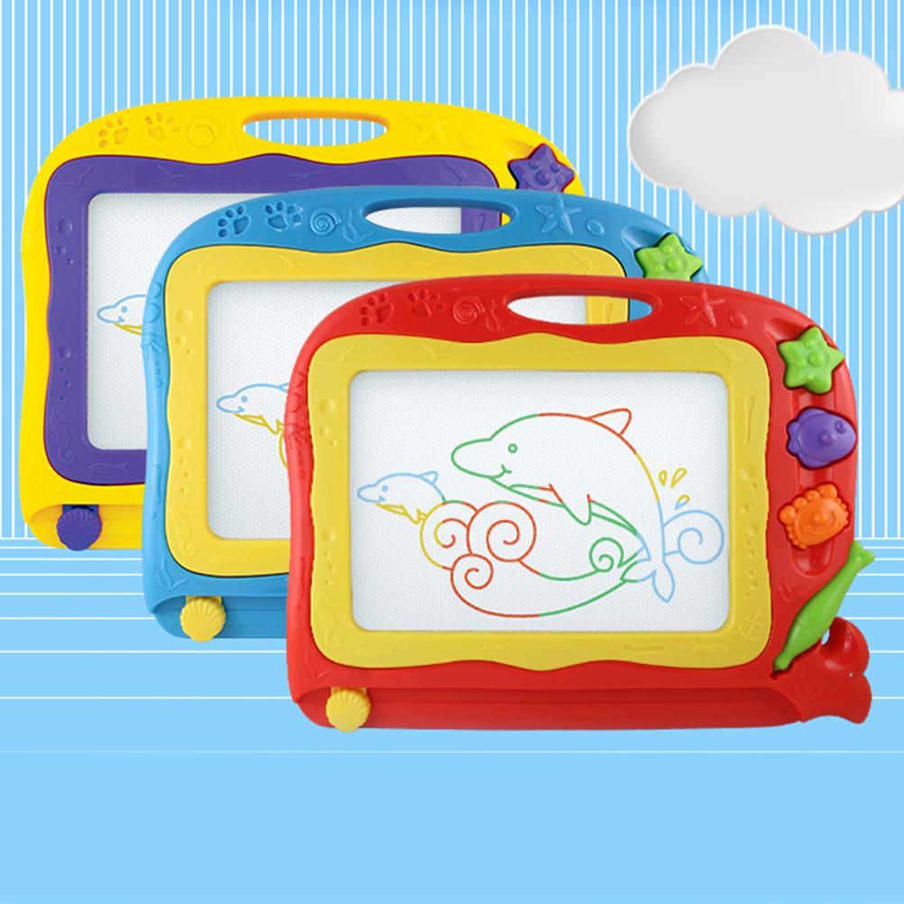 Magnetic Drawing Board Plastic Colorful Erasable Drawing Board for Kid Child Girl Boy (Random Delive