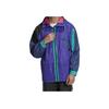 Adidas Originals Trefoil Outdoor Pakkbar Karkaj Patchwork Hettejakke med Glidelås Sportsjakke Herrejakke Blå FM3685