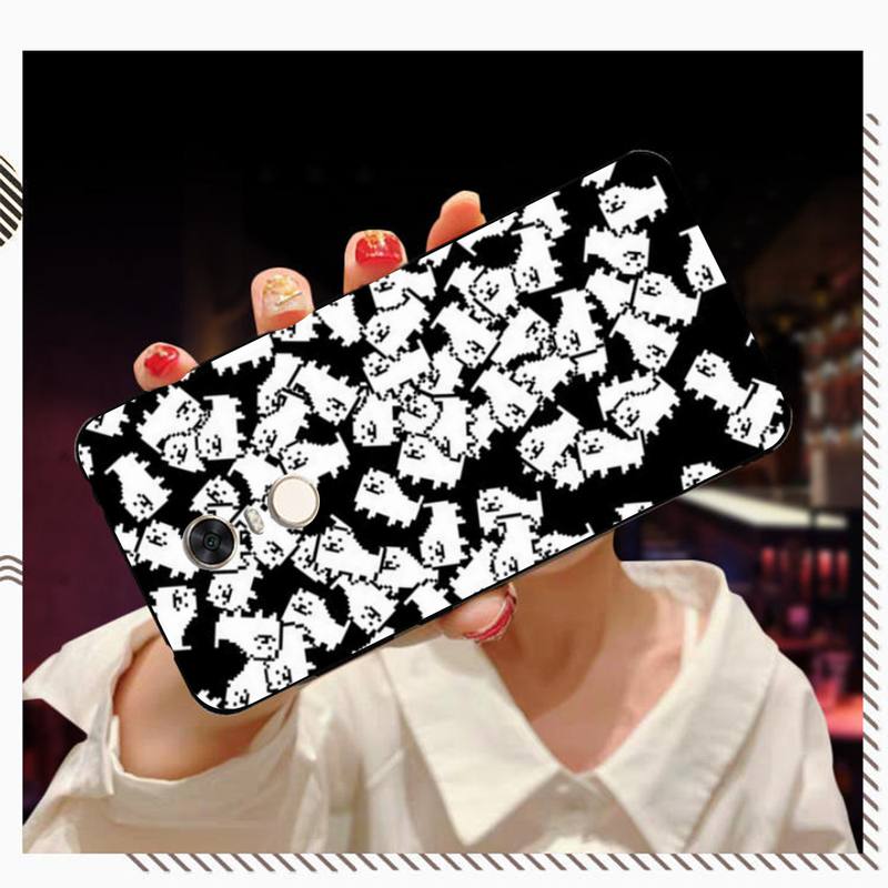 FHNBLJ game Undertale Annoying Dog Phone Case for Redmi 5 6 7 8 9 A 5plus K20 4X 6 cover