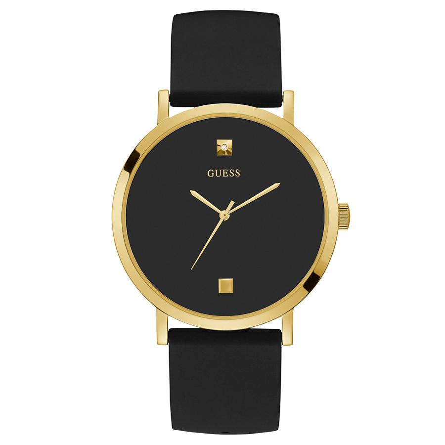 

Men s 1 Piece Round Dial Quartz Watch, Daily Use or Holiday Gift, Black Silicone Tape, Fashion, Casual W1264G1