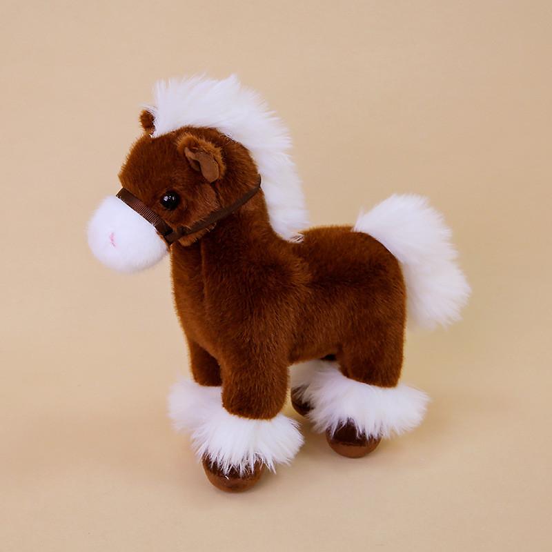 Horse Toy Plush Home Decor Kids Doll For Collectors Gift Giving And Display