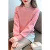 Women's Sweatshirt Autumn New Korean Style Loose Round Neck Fashion Buttoned Long-sleeved Top Hoodies