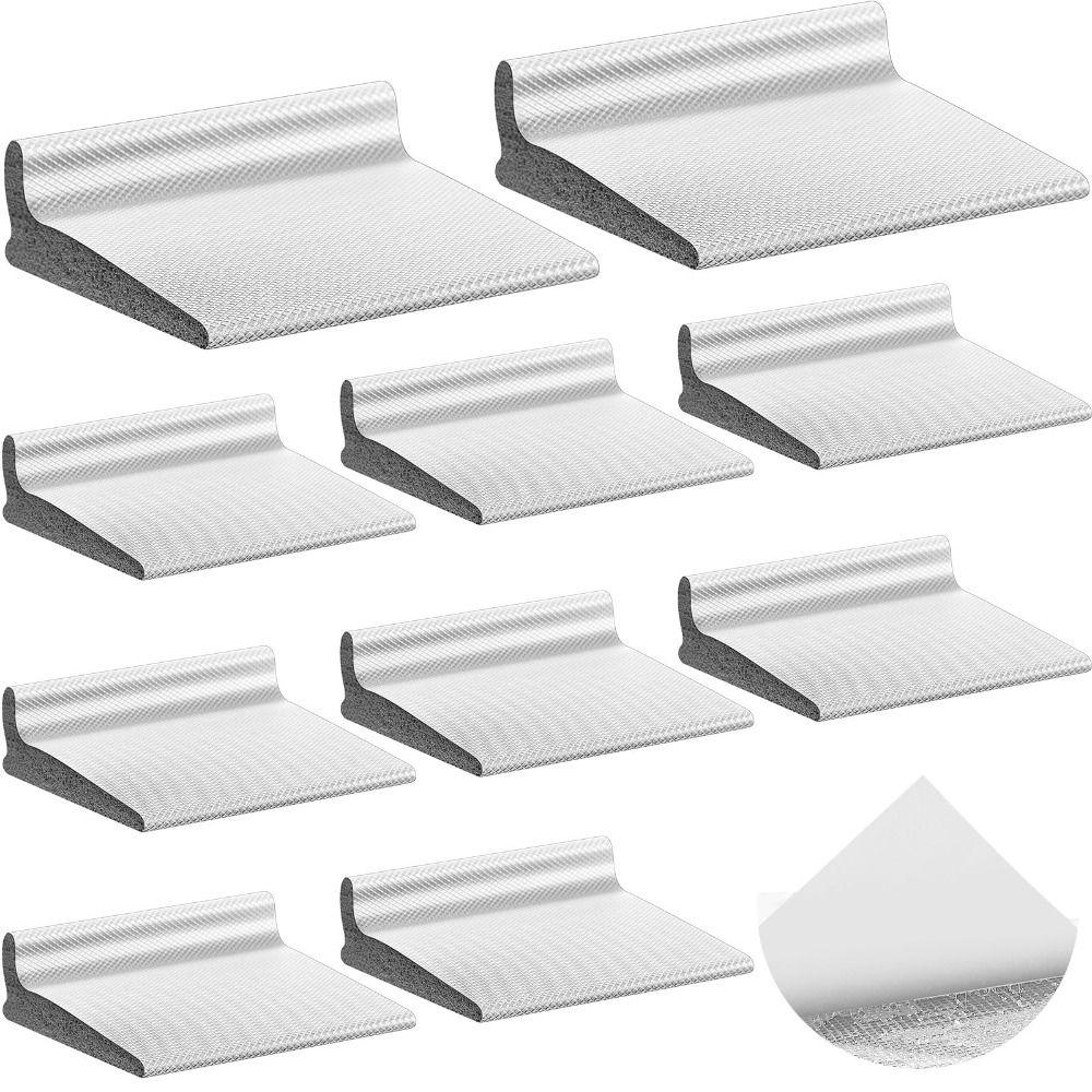 10 Pcs Corner Foam Door Corner Seal Self Adhesive Weatherstripping Draft Stopper Home Improvement
