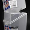 BenF Case Photocard Storage Box Small Top-Loader Storage Organizer Folding Case Plastic Multipurpose Small Item Stationery Business Card