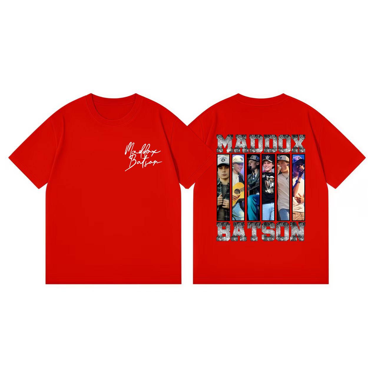 

Maddox Batson Live Worldwide Tour 2026 Graphic T Shirts Fashion Vintage Short Sleeve Tshirt Men Women Casual Oversized Tshirts S