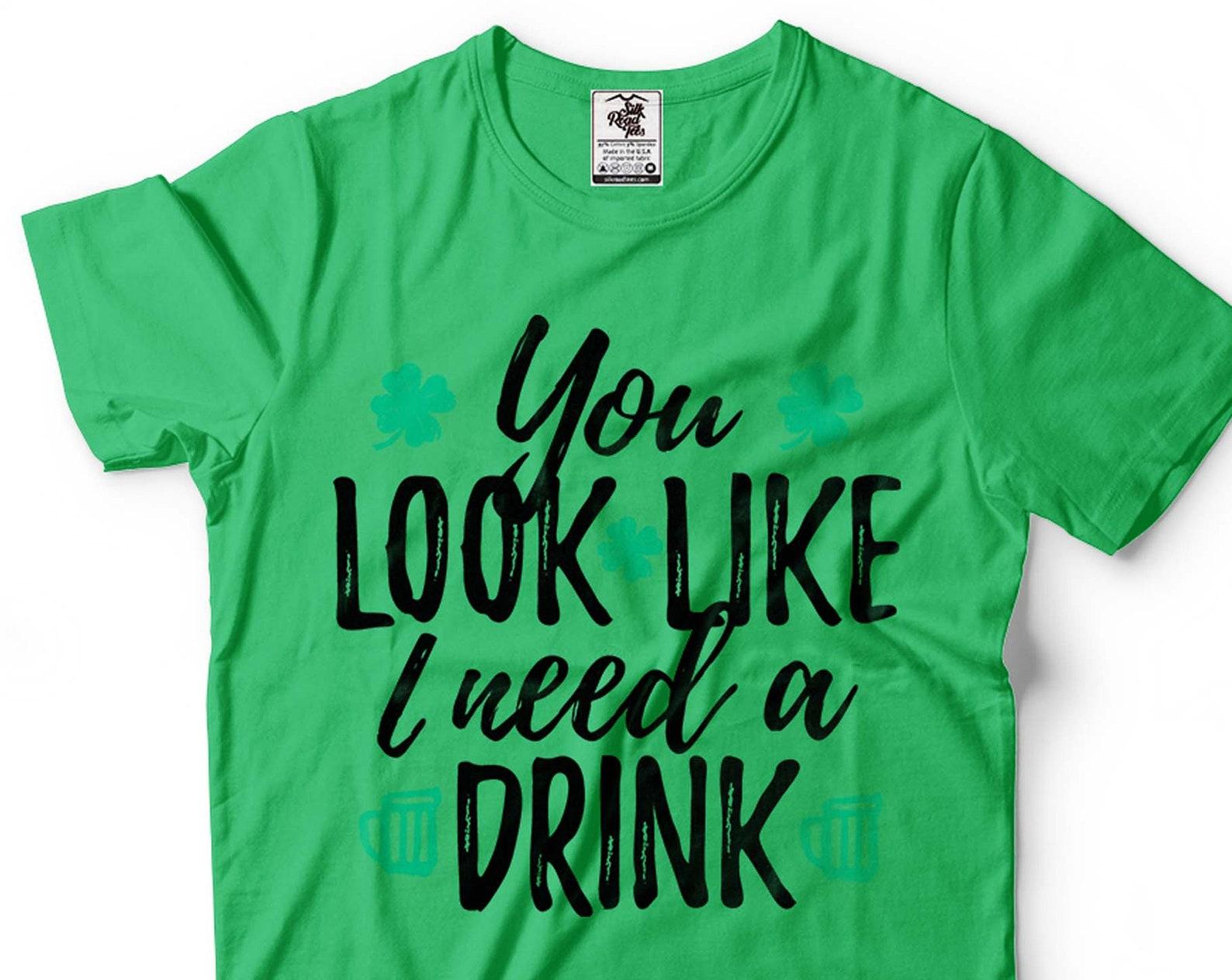 Funny St. Patrick s Day Drinking T-Shirt: Humorous Holiday Tee 3XL