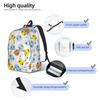 Cute Monsters Cartoon Backpack for Men Women Fashion High School Business Daypack Pokemoned  Laptop Computer Shoulder Bag