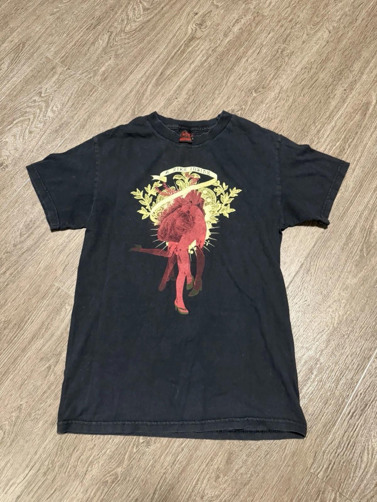 Vintage AFI Band T-Shirt Punk A Fire Inside Cinder Block Small Emo 2XL
