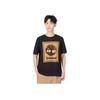 Timberland Letter Logo Print Outdoor Sports Casual Crew Neck Short Sleeve T-Shirt Men T-Shirts Black A6Q81-P56