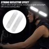 80-10Pcs Helmet Safety Warning Reflective Stickers Strip Waterproof High Visibility Reflector Tape for Night Riding Walking Car