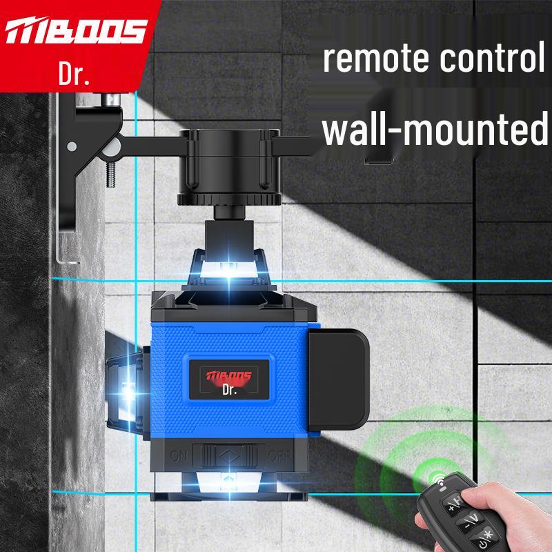 Mu Bo Shi High Precision Laser Level for Builders and Tilers - Strong Light, Fine Lines, Outdoor Use