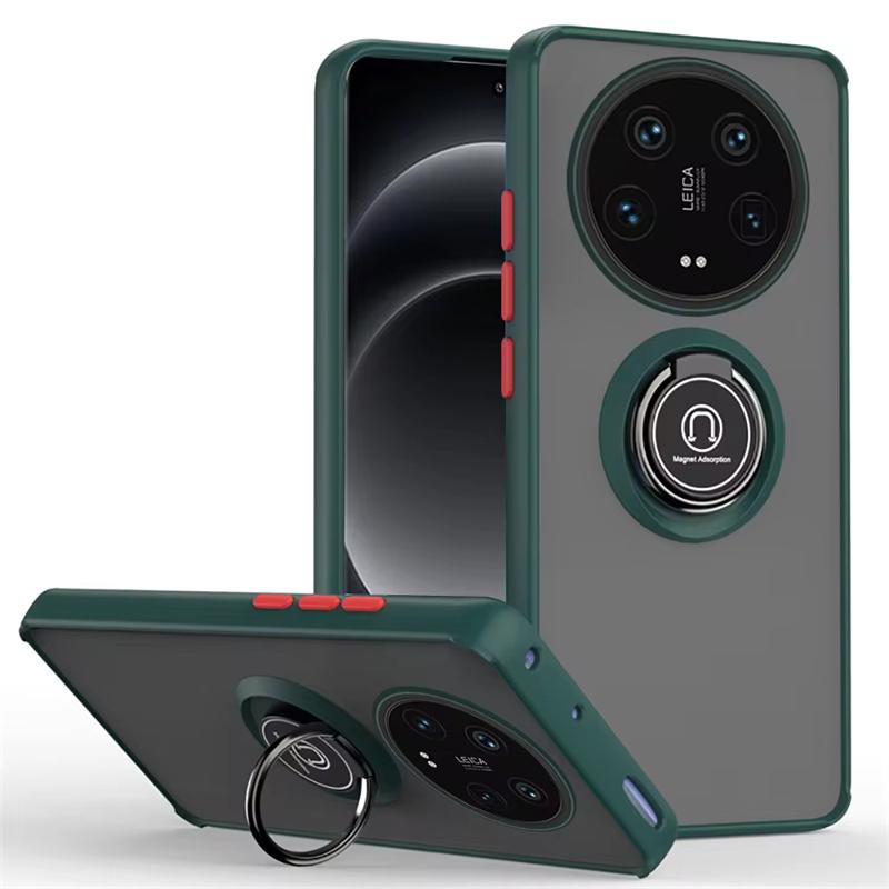 Magnetic Phone Case For Xiaomi mi 14 13T 13 Ultra Pro 11 Lite Shockproof Ring Holder Cases For Xiaomi 12T 12S 12 11T 10T Cover