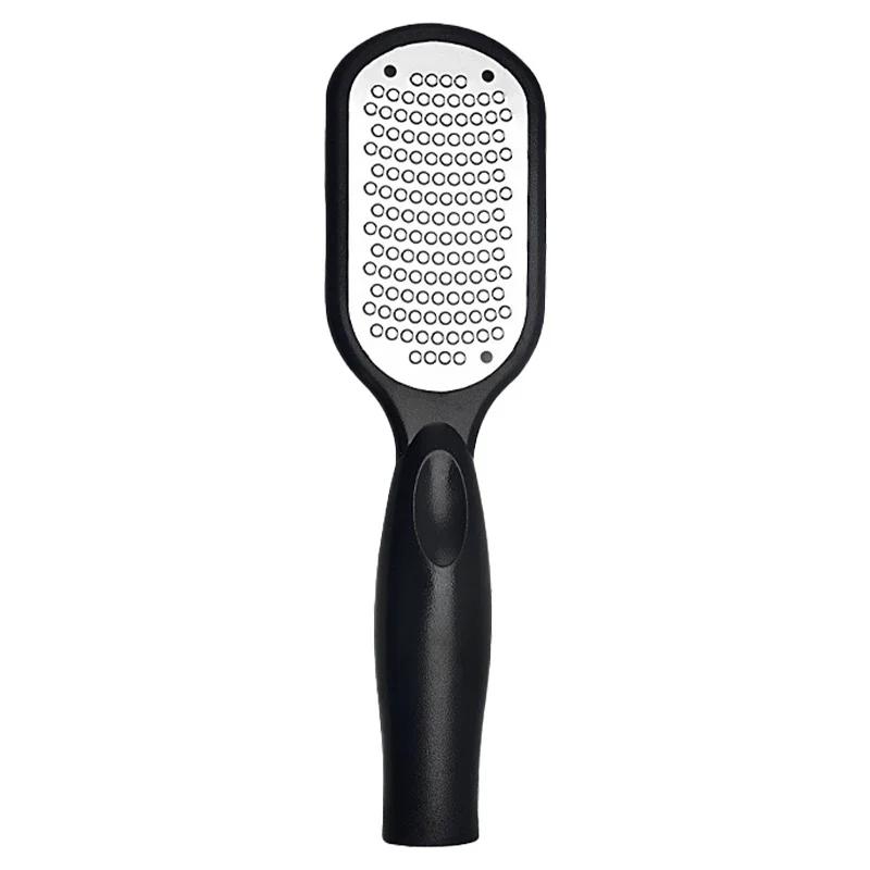 

Пемза для ног скребок средство для удаления мозолей ноги профессиональные инструменты для педикюра из нержавеющей стали удаление средство для удаления омертвевшей кожи уход за ногами педикюр чёрный