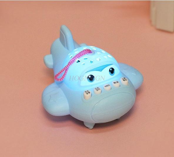 Baby'S Early Education Music Machine Starry Sky Projection Small Plane Story Machine 3 Baby'S Pacification 0-1 Year Old Toy