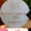 Acrylic Creative Chinese Wedding Sign-In & Reception Gift Card