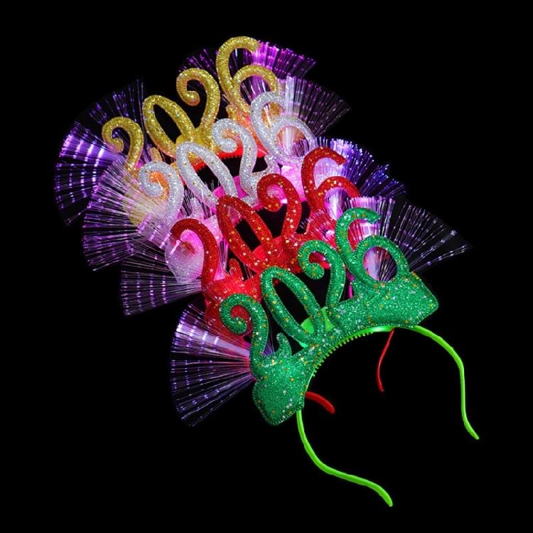 Light Up Crowns Head Hoop Hair Ornament Hair Styling Tool for Children Adults Photo Props