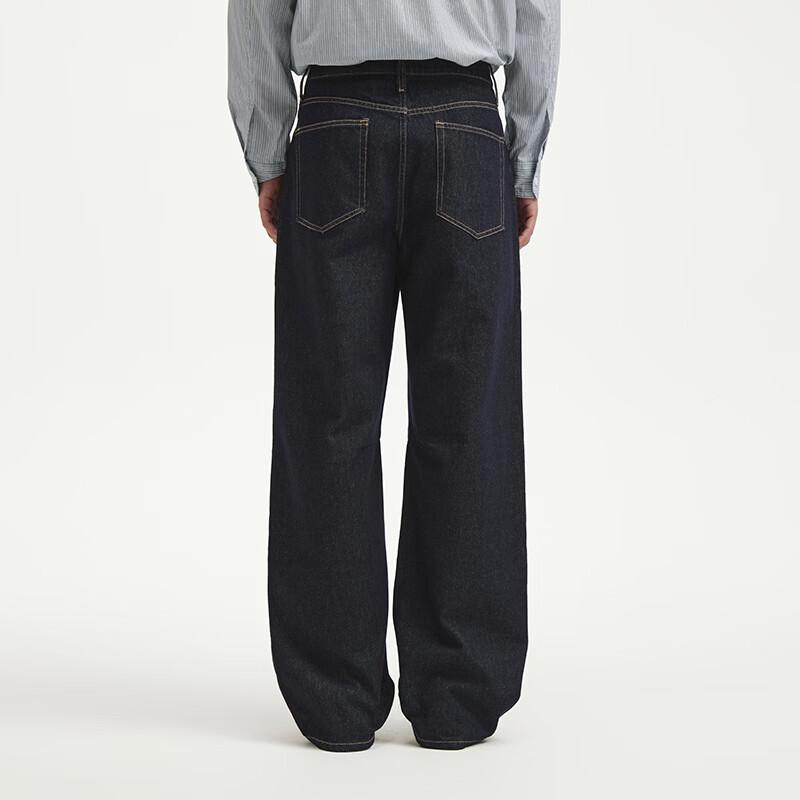 Hotwind Men's Loose Fit Curved Blade Jeans