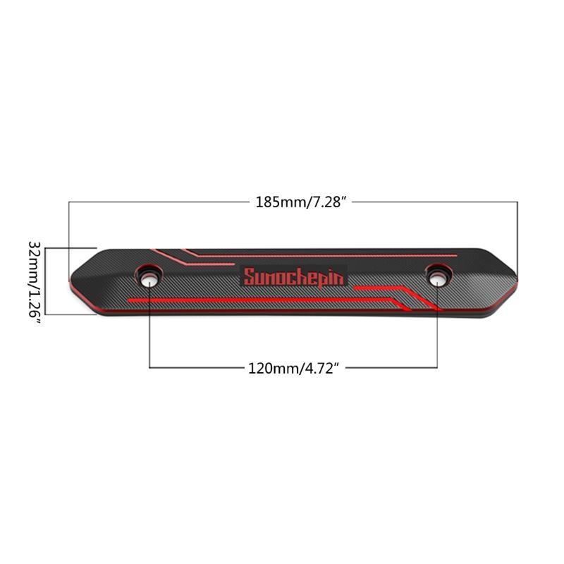 Universal Exhaust Muffler Pipe Heat Shield Cover Heel Guard Motorcycle Modified