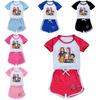 Kpop Demon Hunters Children Summer Short Sleeve Shorts Sport Set With Soft Cotton Fabric For Active Play