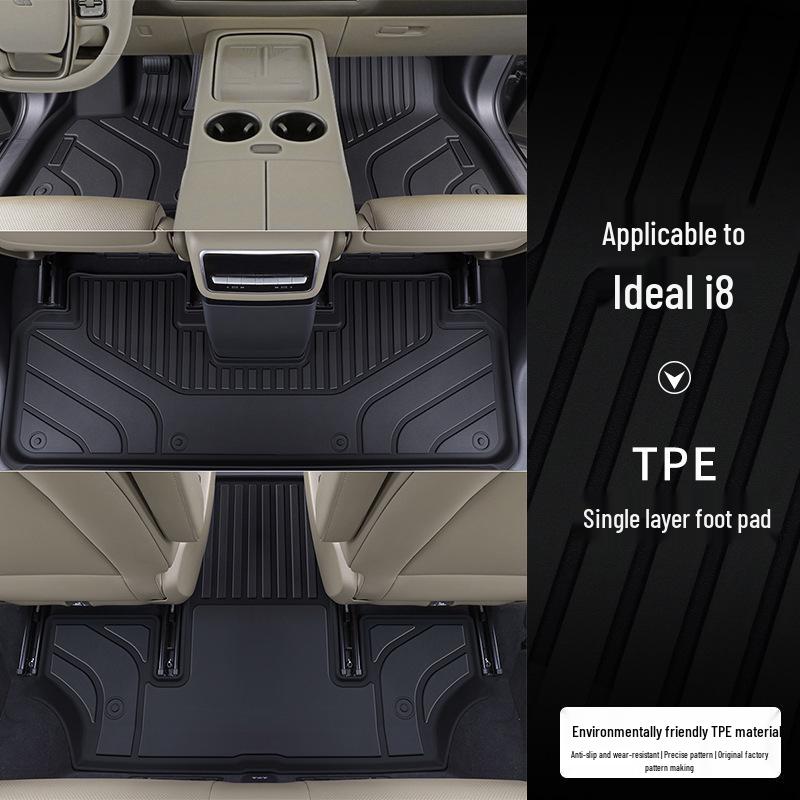TPE Floor Mats for 2025 Li Auto i8 Car Accessories Collection