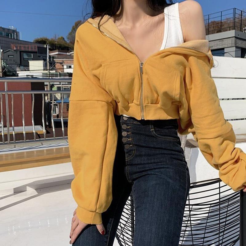 Tuta Donna Manica Lunga Con Spalle Scoperte - Colore Caffè, Maglia Slim Fit, Taglie S/M/L