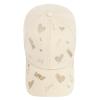 High quality baseball cap female ins show face small hard top 3D three-dimensional gold line LOVE fashion Korean version trend cap