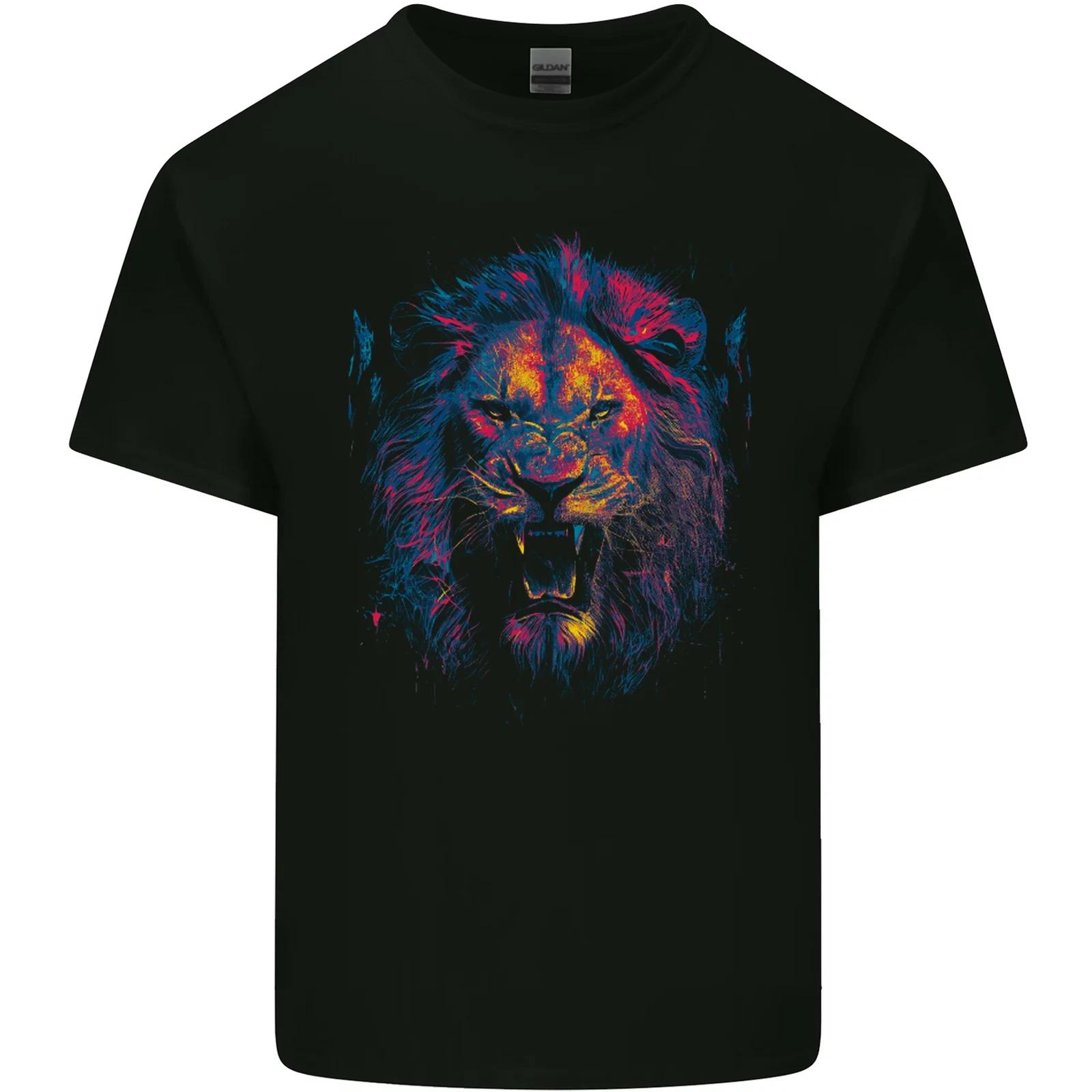 A Ferocious Lion Kids T-Shirt Childrens S