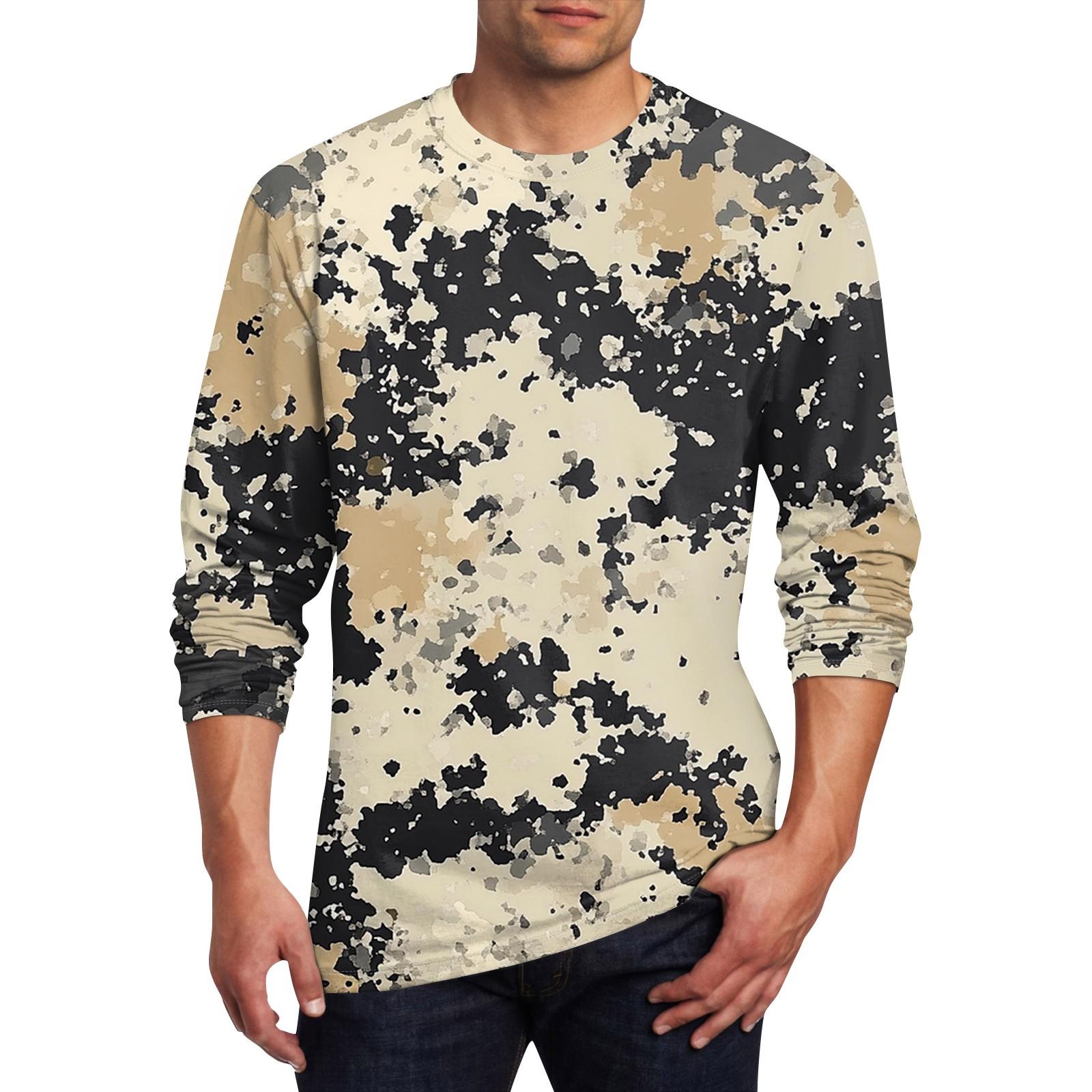 

Чоловіча футболка Одяг з круглим вирізом Одяг Відкритий одяг з довгими рукавами Модний дизайнер Вінтаж XXL чорний