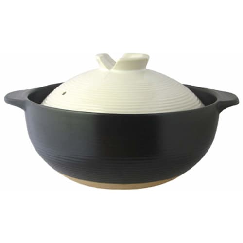 Living Earthenware Pot No. 8, 30cm, for 3-4 people, boil-over resistant, perfect for rice and banquets